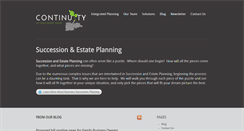 Desktop Screenshot of continuity.ca